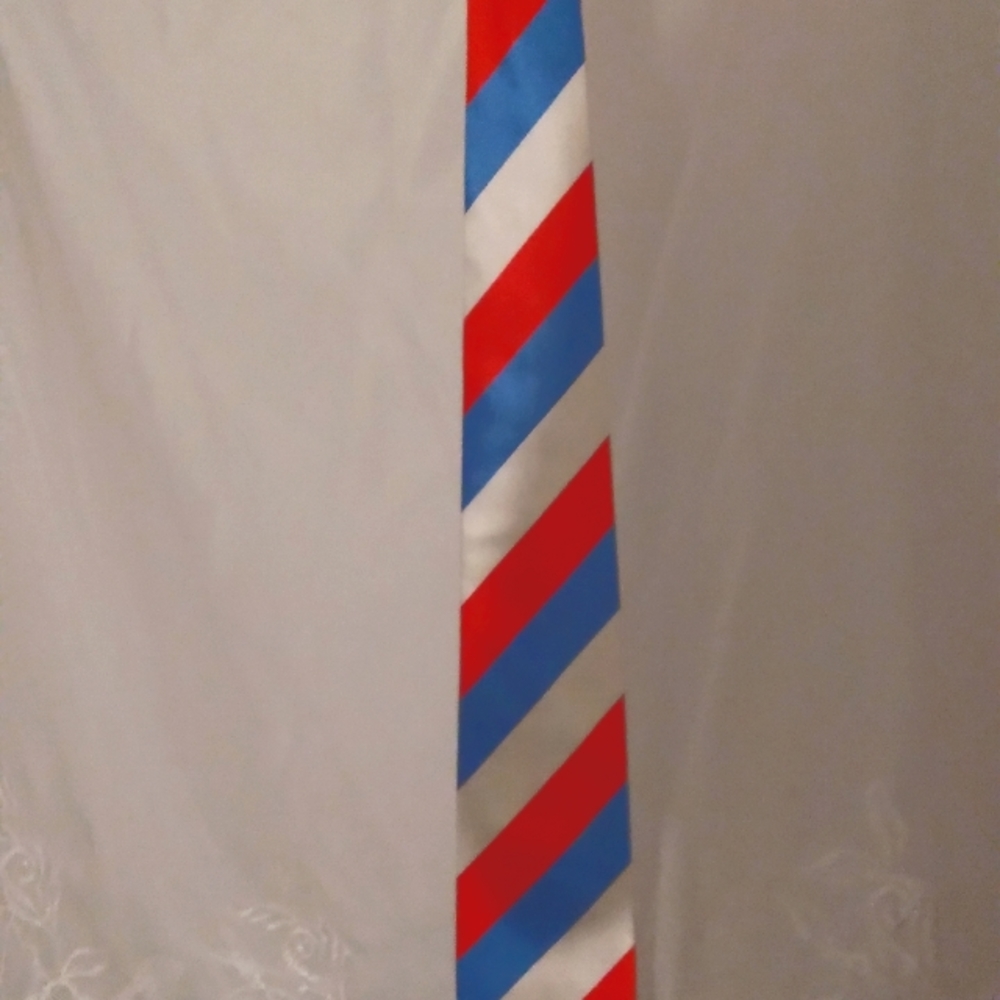 MAD MEN STYLE.."Y&G" FASHOON OF THE MOMENT MONOGRAM NECKTIE